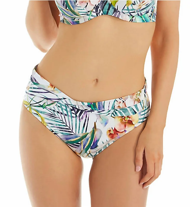 Playa Blanca Classic Twist Brief Swim Bikini In Multi