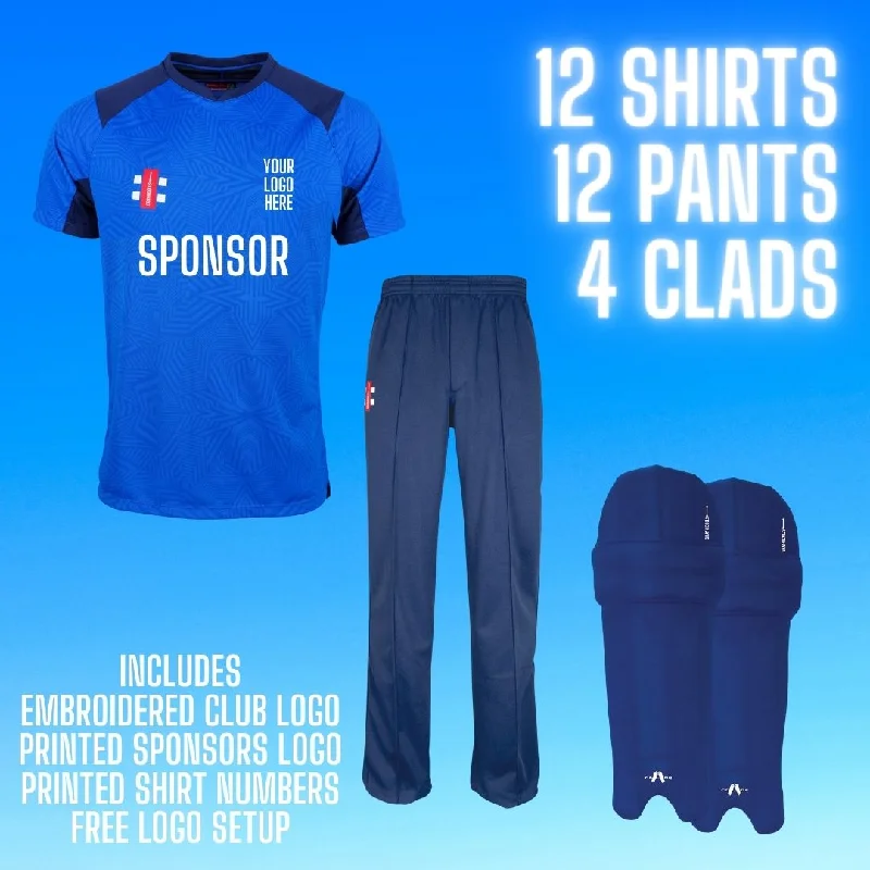 Gray Nicolls Pro T20 Kit Deal (12 Shirts, 12 Pants, 4 Clads) - 8 Colours