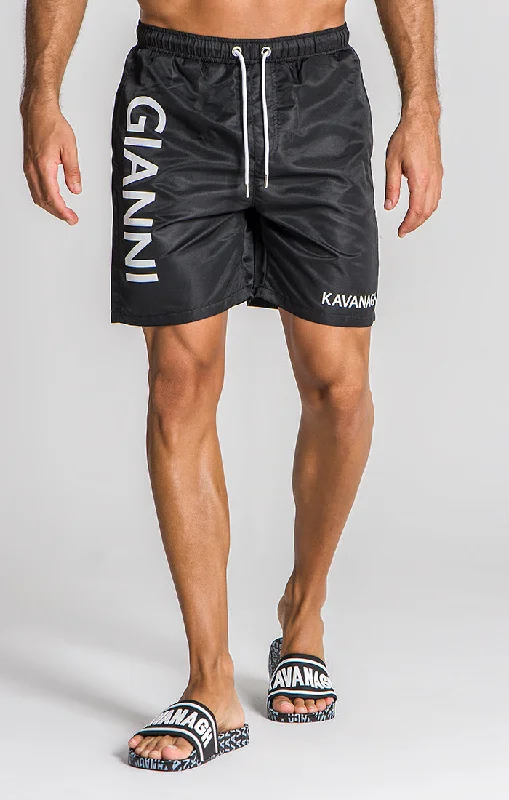 Black Dimension Swimshorts