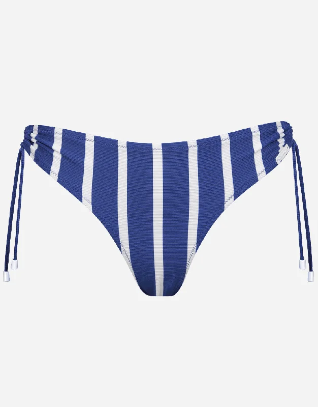 Sea Ride Loop Side Bikini Pant - White Indigo