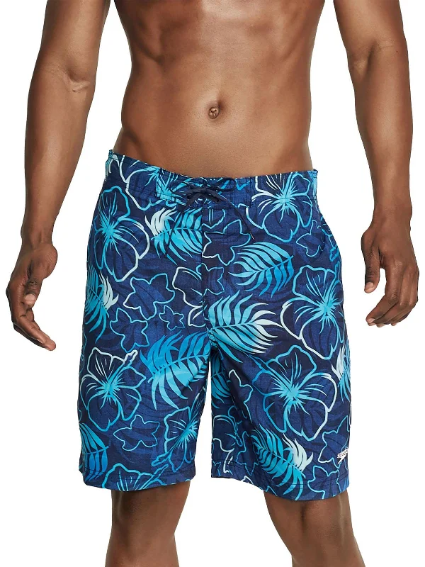 Mens Boardshort 4- Way Stretch Swim Trunks