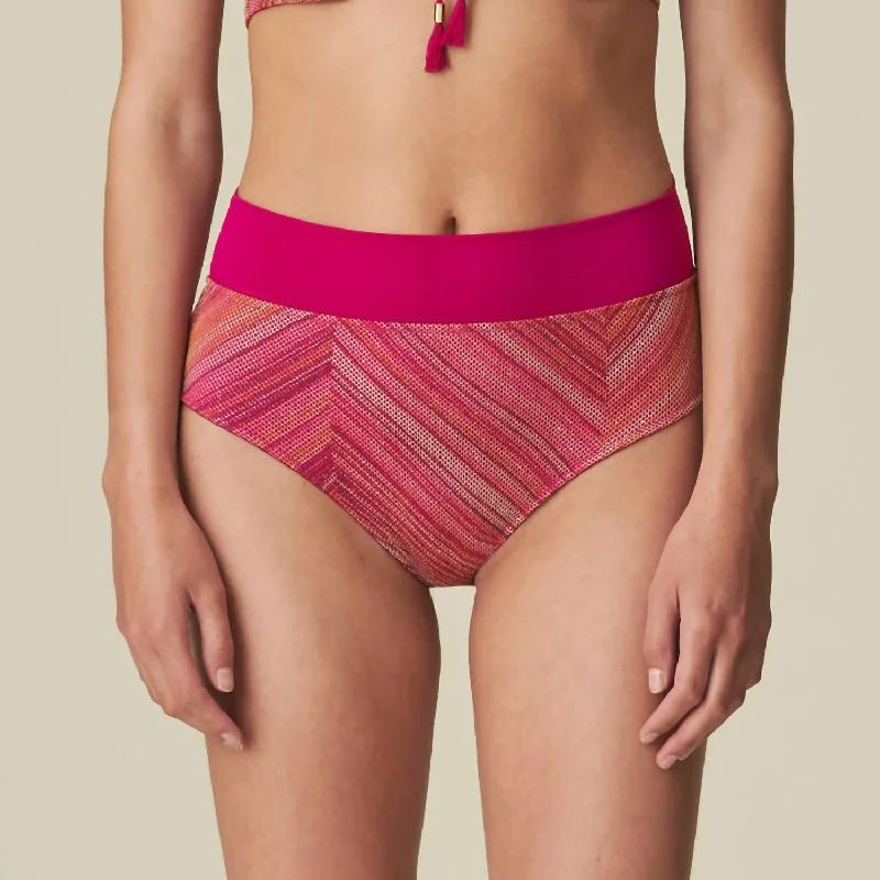 Esmee Cuffed Bikini Brief In Rose