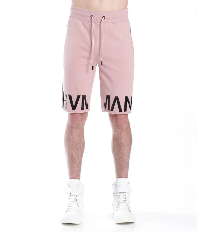 French Terry Sweatshort In Dusty Pink