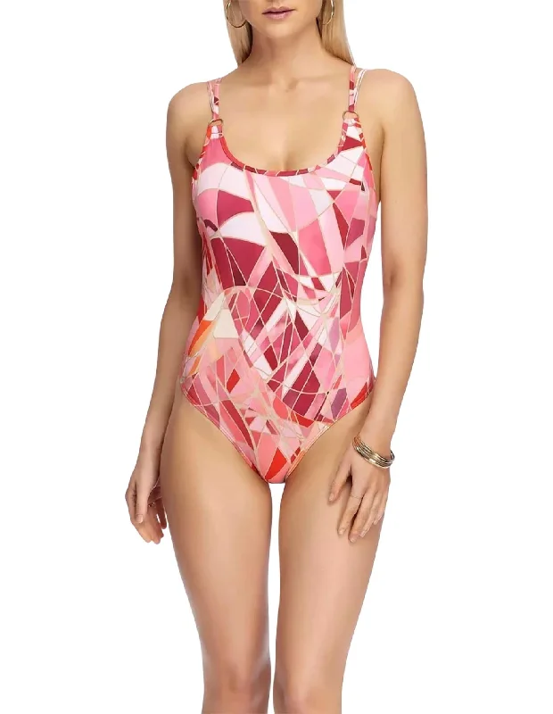 Adagio One-Piece Bikini In Rosewood