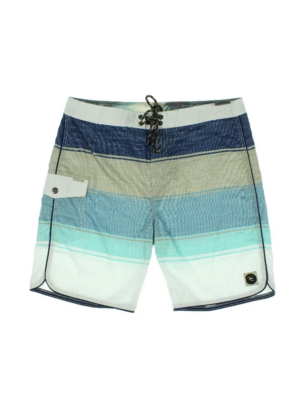 Surf Craft Mens Printed Lace Up Closure Board Shorts