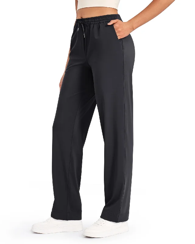 Business Casual Drawstrings Straight Leg Pants 29