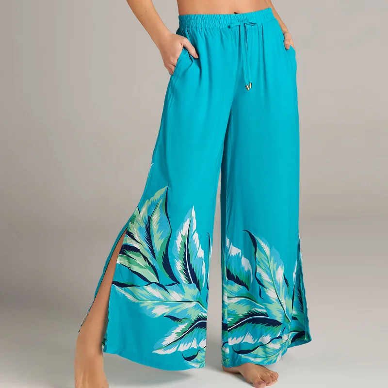 JUNGLE FOLIAGE JOSEPHINE COVER UP PANT