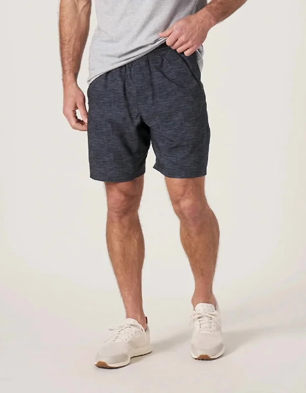 Men 7Bros Workout Short In Black