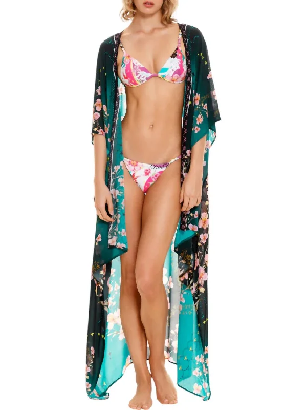 Dara Gleam Coverup In Teal