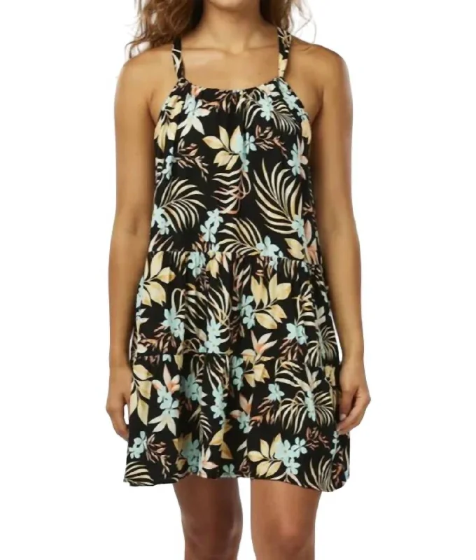 Sun Dance Cover Up Dress In Black