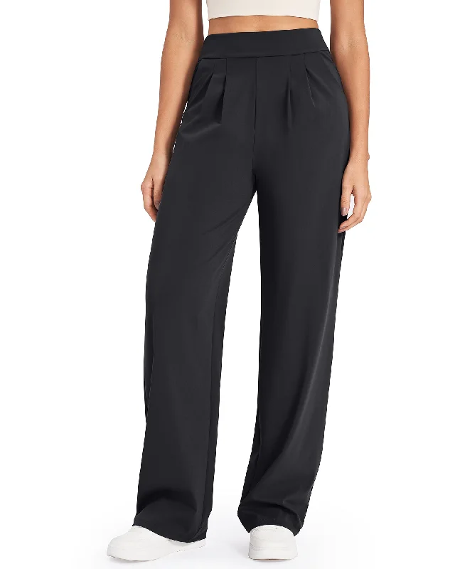 High-Waist Work Wide Leg Pants 27