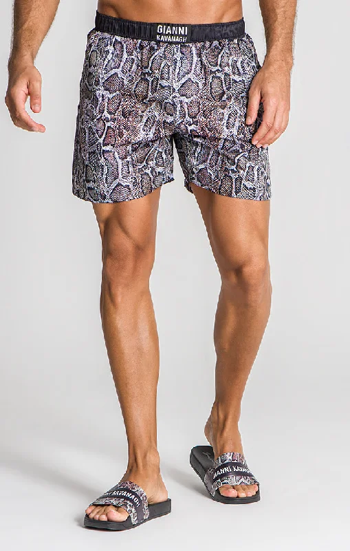 Multicolor Fighter Swimshorts