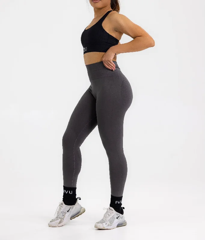 Scrunch bum leggings in grey