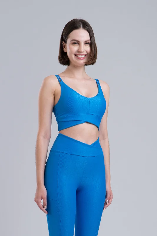 Power Shape Sport Bra - Blue