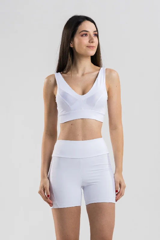 Style Sport Bra - White